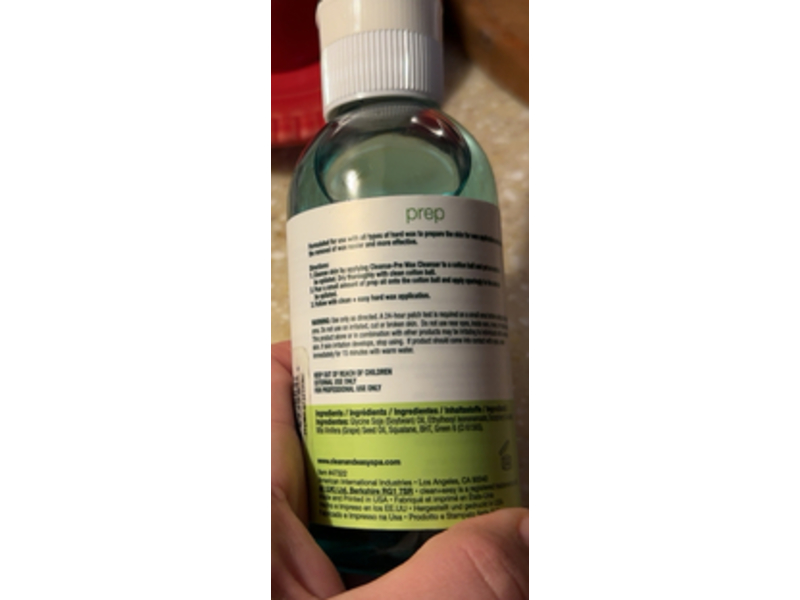 Clean + Easy Prep Pre-Epilation Oil, 5 fl oz/147 mL