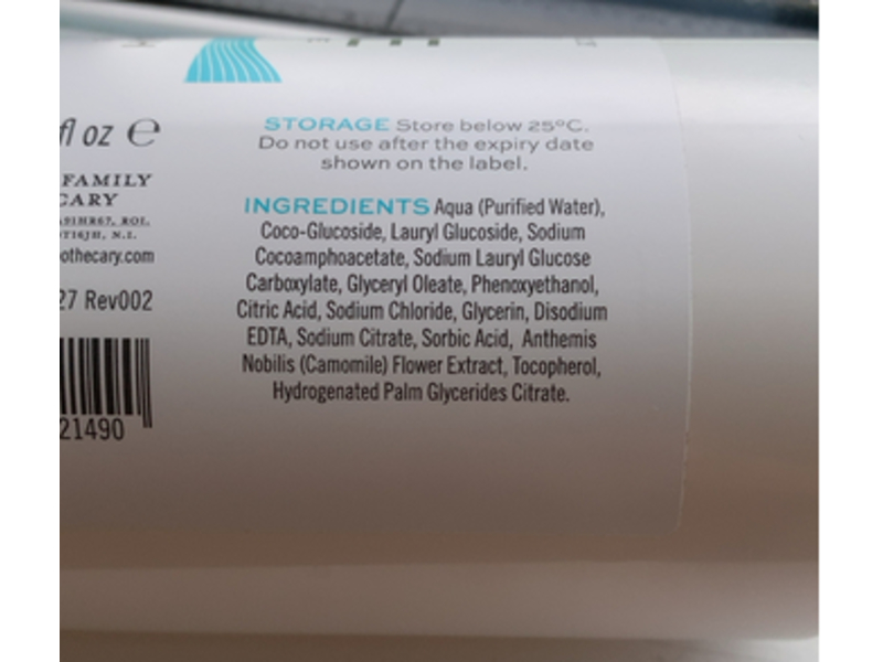 Elave Sensitive Care Body Wash, Camomile, 1 L