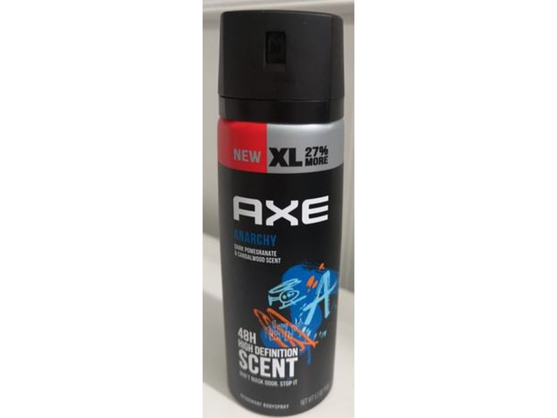 AXE Anarchy Deodorant Body Spray 48h Fresh, 5.1 oz/144 g