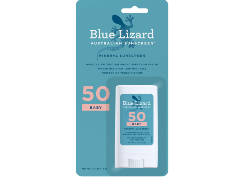 Blue Lizard Baby Mineral Sunscreen Stick, SPF 50+, 0.5 oz/ 14 g