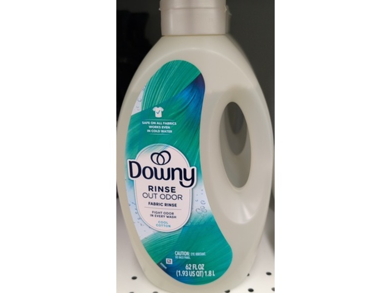 Downy Out Odor Fabric Rinse, Cool Cotton, 62 fl oz/1.8 L