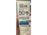 Tesco Soleil Baby Sun Protection Lotion, SPF 50+ Fragrance Free, 200 mL - thumbnail 2