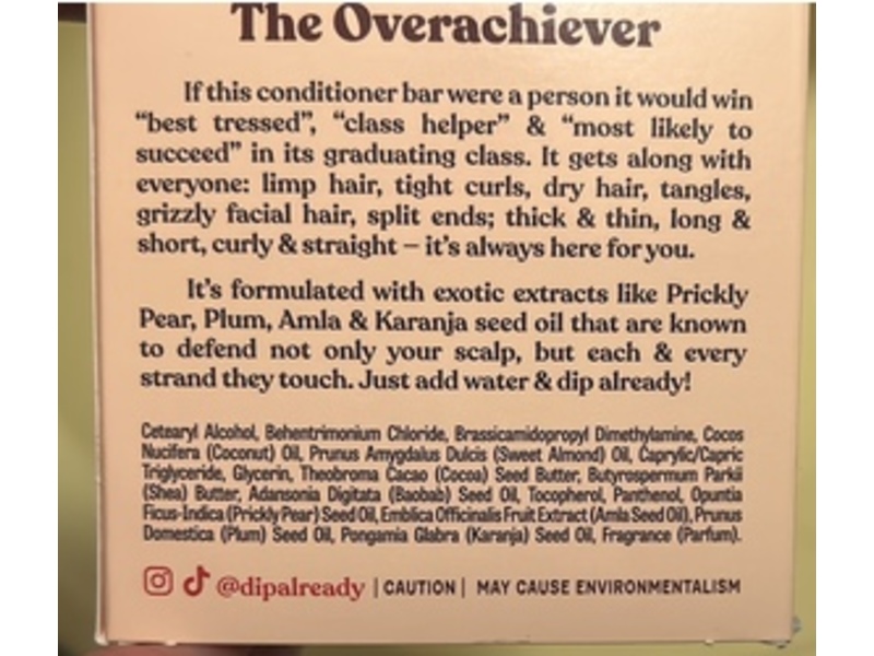 Dip Detangler Conditioner, Tobacco + Driftwood, 3 fl oz/85 g