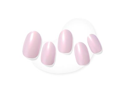 Dashing Diva Glazed Donut Semi Cured Nail Strips, Unicorn Glaze, 32 Count