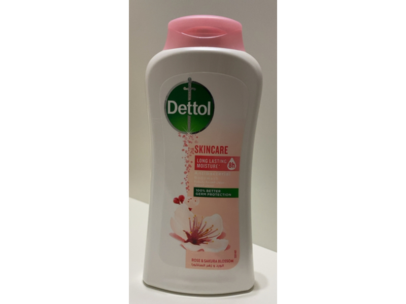 Dettol Skin care Antibacterial Body wash, Rose & Sakura, 250 mL, Pack Of 2