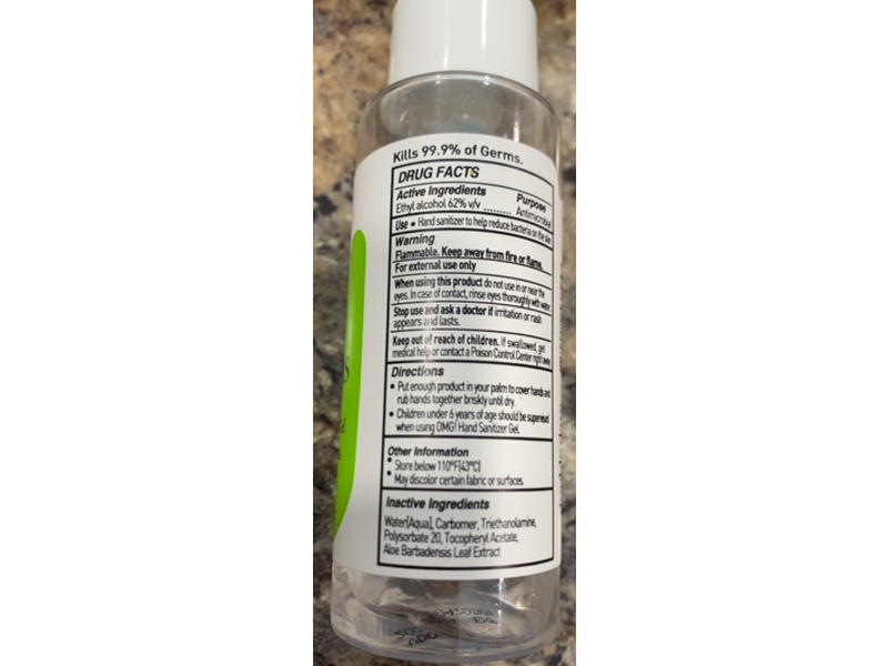 Double Dare Bye Bye Germs OMG Hand Sanitizer Gel, 1.7 oz