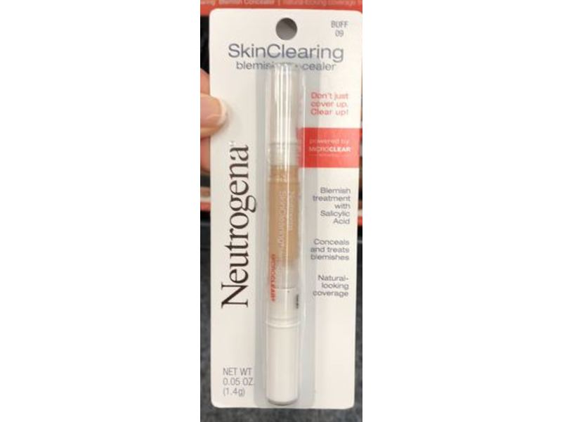 Neutrogena Skin Clearing Blemish Concealer, Buff 09, 0.05 oz/1.4 g