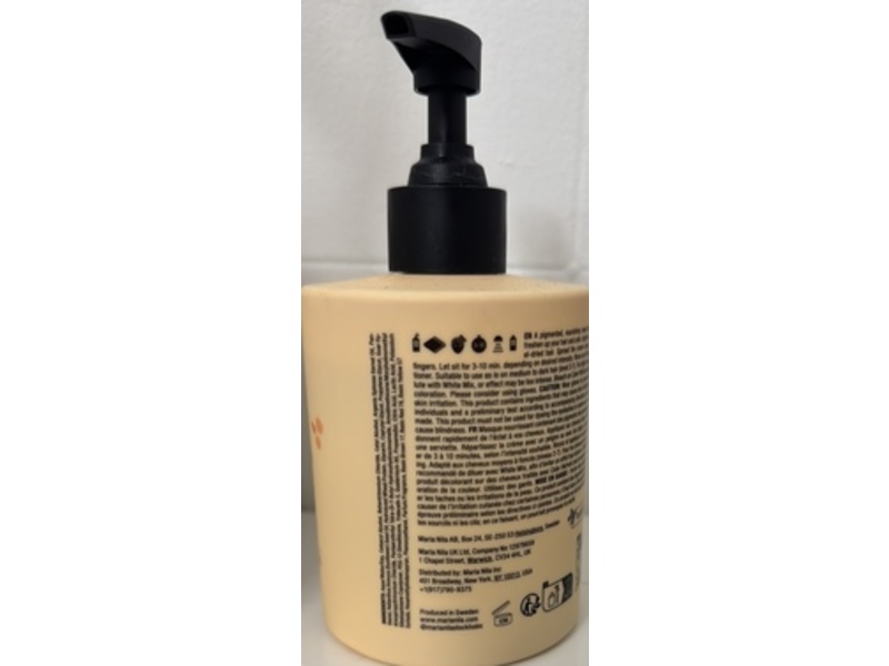 Maria Nila Color Refresh Non-Permanent Hair Mask, 7.40 Bright Copper, 10.1 fl oz/300 mL