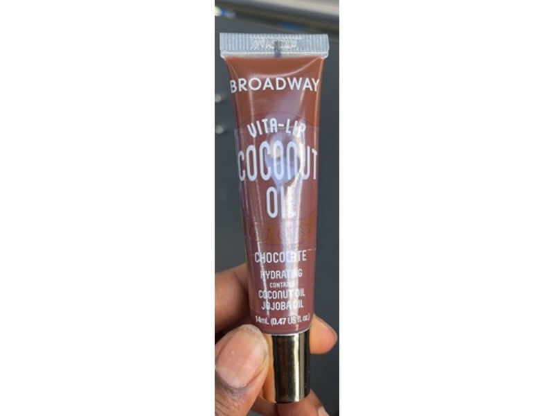 Ruby Kisses Broadway Coconut Oil Lip Gloss, Chocolate, 0.47 fl oz/14 mL