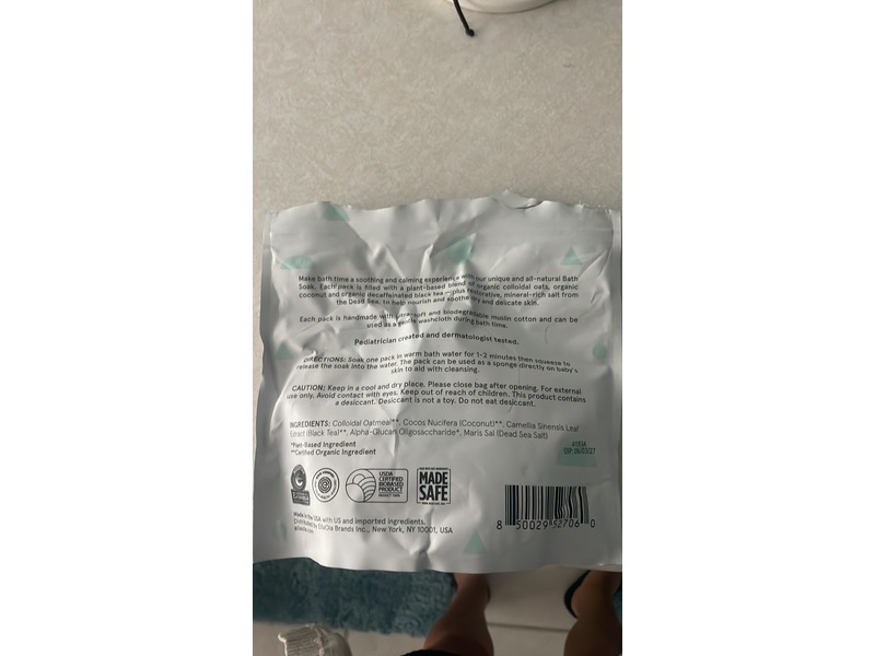EllaOla Baby Bath Soak, 5.6 fl oz/160 g