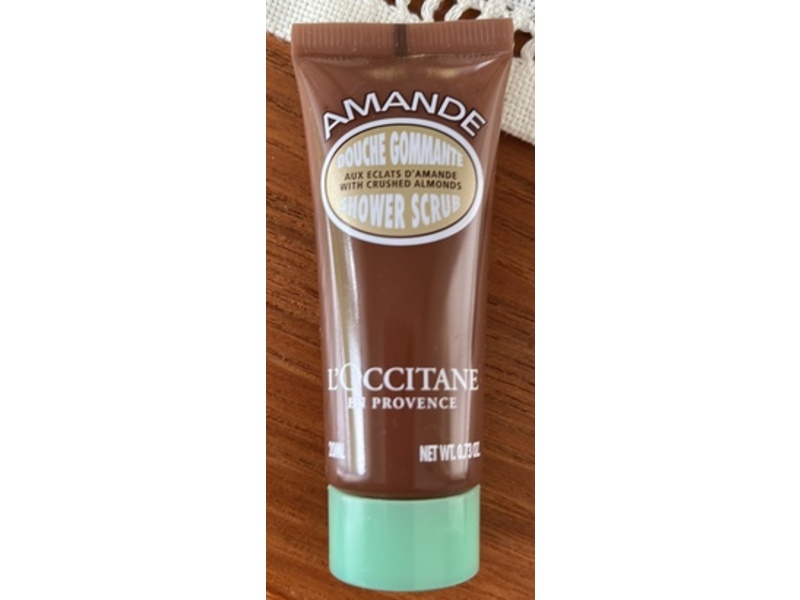 L'Occitane en Provence Amande Shower Scrub, 0.73 fl oz/20 mL