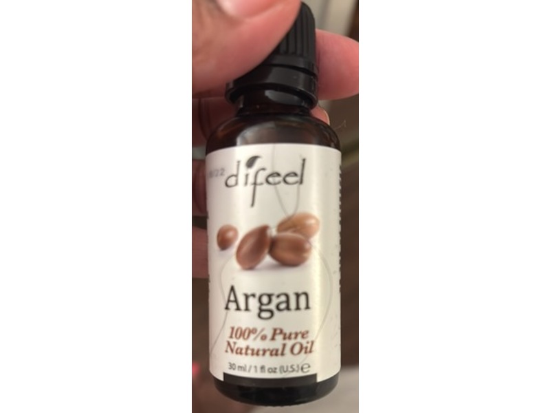 Difeel 100% Pure Natural Oil, Argan, 1 fl oz/30 mL