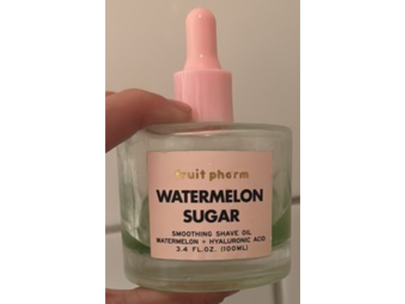 Fruit Pharm Smoothing Shave Oil, Watermelon Sugar, 3.4 fl oz/100 mL