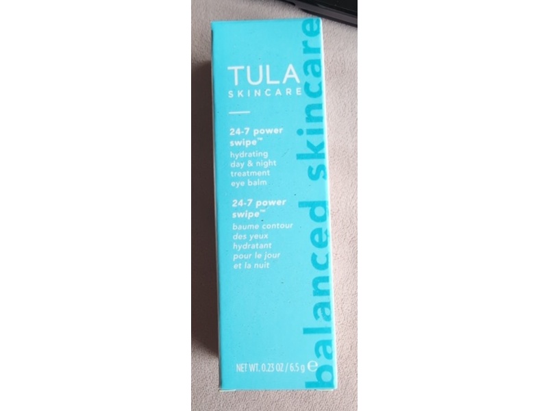 Tula Balanced Skin 24-7 Hydrating Power Swipe Eye Balm, 0.23 oz/6.5 g