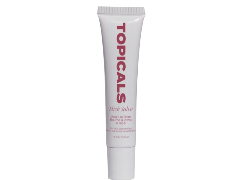Topicals Slick Salve Lip Balm, Acai, 0.5 fl oz/15 mL.