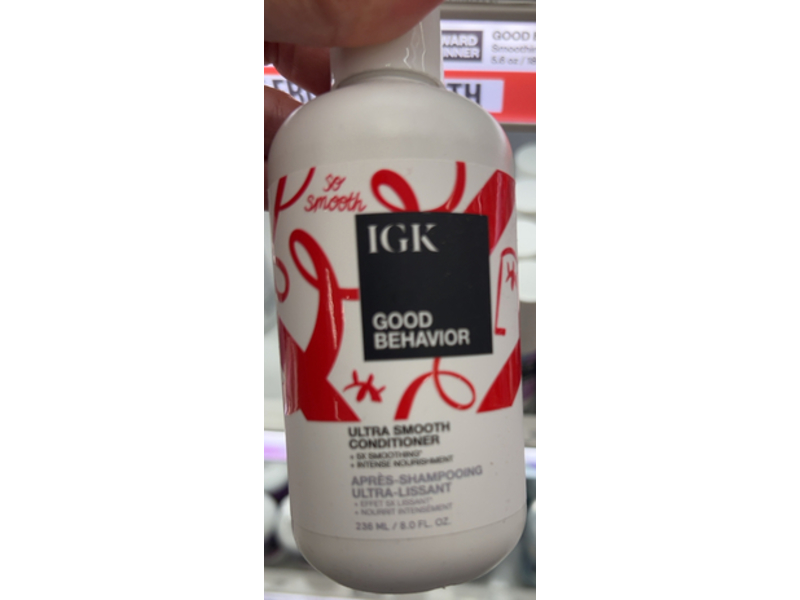 IGK Good Behavior Ultra Smooth Conditioner, 8 fl oz/236 mL