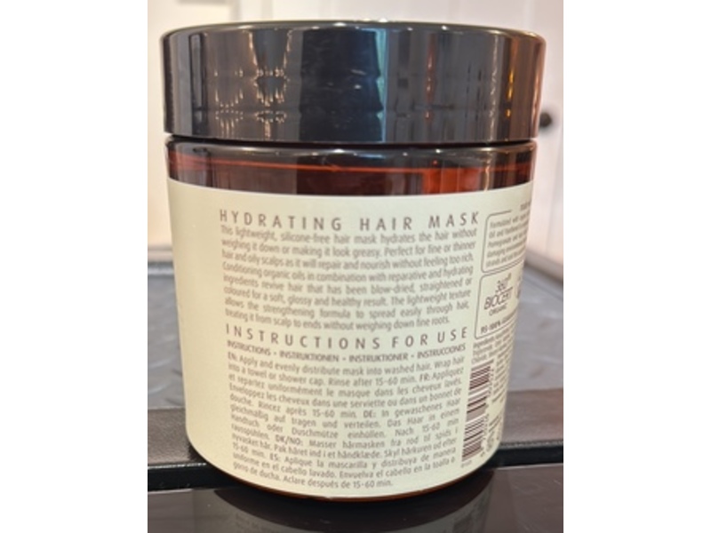 Natulique Certified Organic Hydrating Lightweight Hair Mask, 16.9 fl oz/500 mL