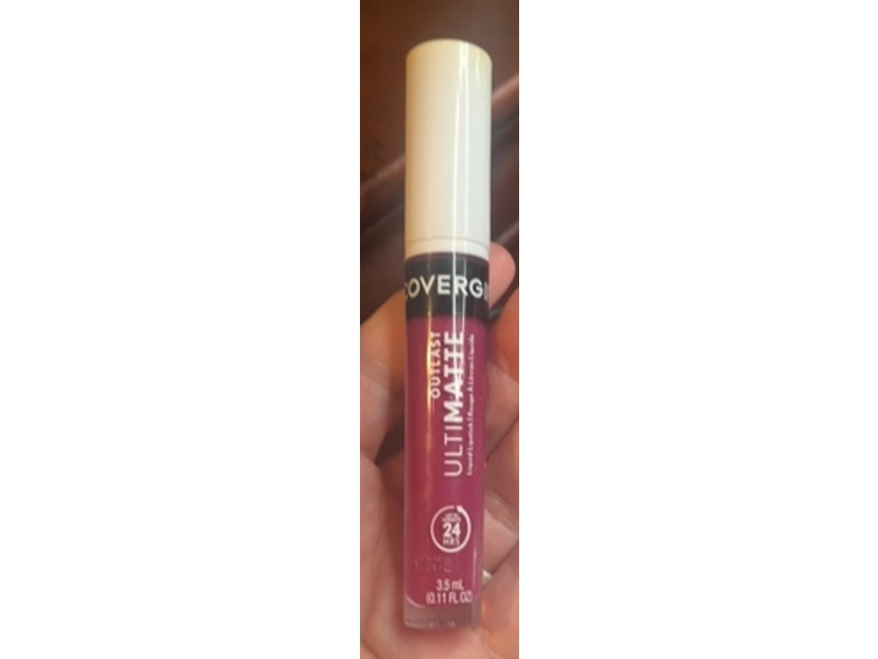 Covergirl Outlast Ultimatte Liquid Lipstick, Hello Merlot, 0.11 fl oz/3.5 mL
