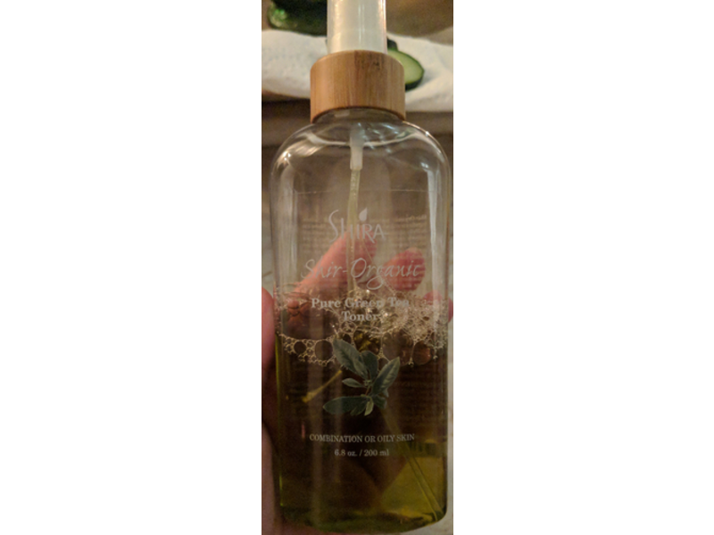 Shira Shir Organic Pure Green Tea Toner, 6.8 fl oz / 200 ml