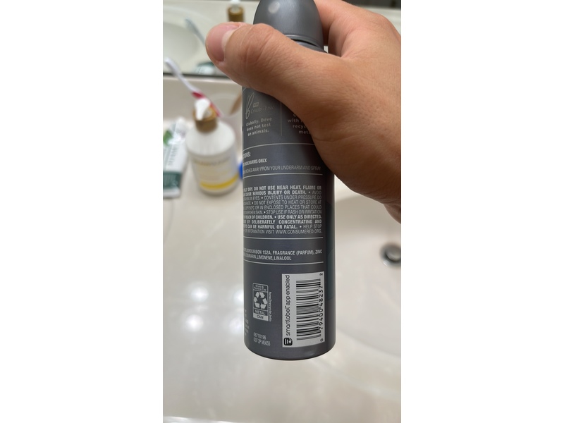 Dove, Men+Care Deodorant Spray, Eucalyptus & Birch, 4 fl oz/113 g, Pack Of 3