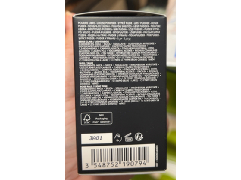 Make Up For Ever HD Skin Twist & Light Loose powder, 1.0 Light, 0.2 oz/8 g