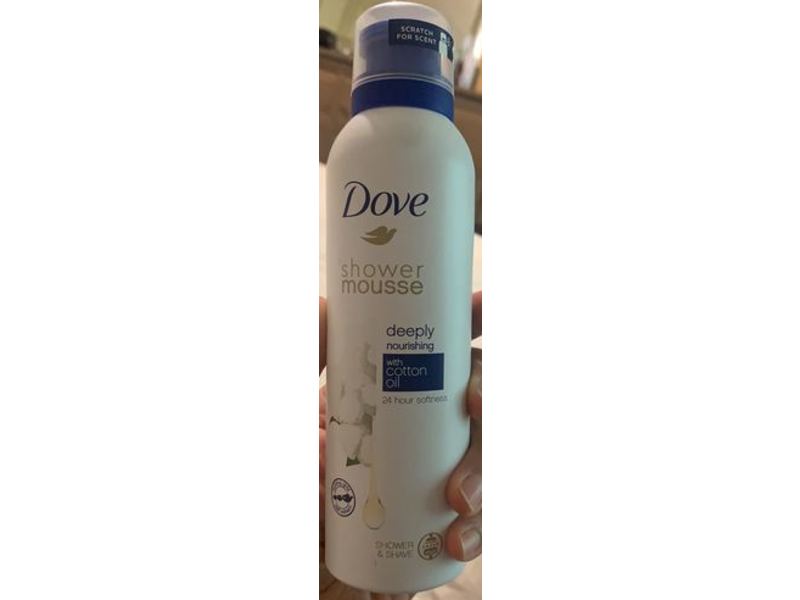 Dove Shower Mousse, Deeply Nourishing, 8.5 oz/200 ml
