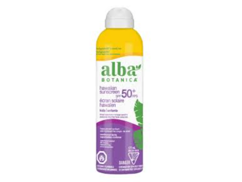 Alba Botanica Kids Sunscreen Spray, SPF 50+, 117 mL