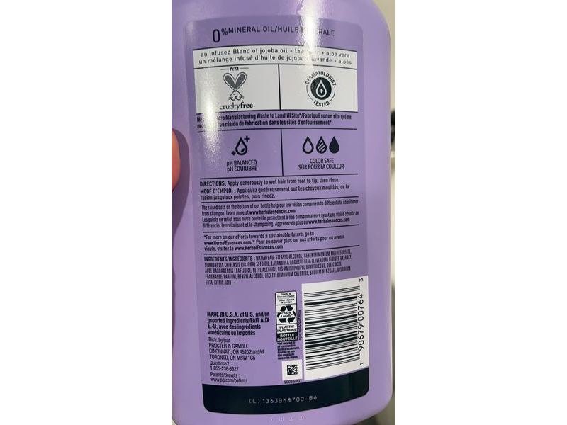 Herbal Essences Curls Conditioner, Jojoba Oil & Lavender, 29.2 fl oz/865 mL