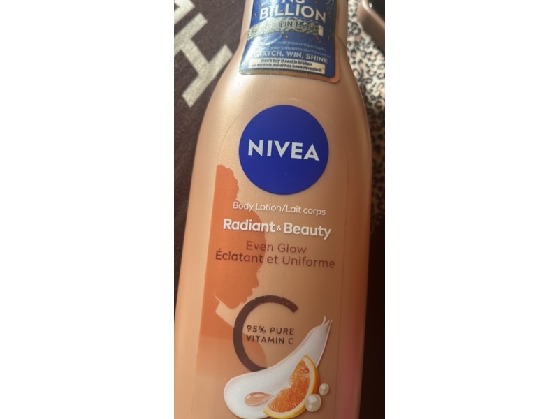 Nivea Radiant & Beauty Body Lotion, Vitamin C, SPF 15, 400 mL