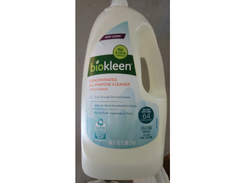 Biokleen Natural All-Purpose Cleaner, Citrus, 64 fl oz/1.89 L