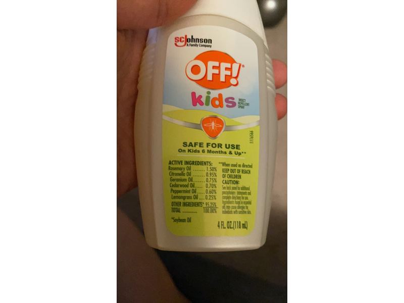 OFF! Kids Insect Repellent Spray, 4 fl oz/118 mL