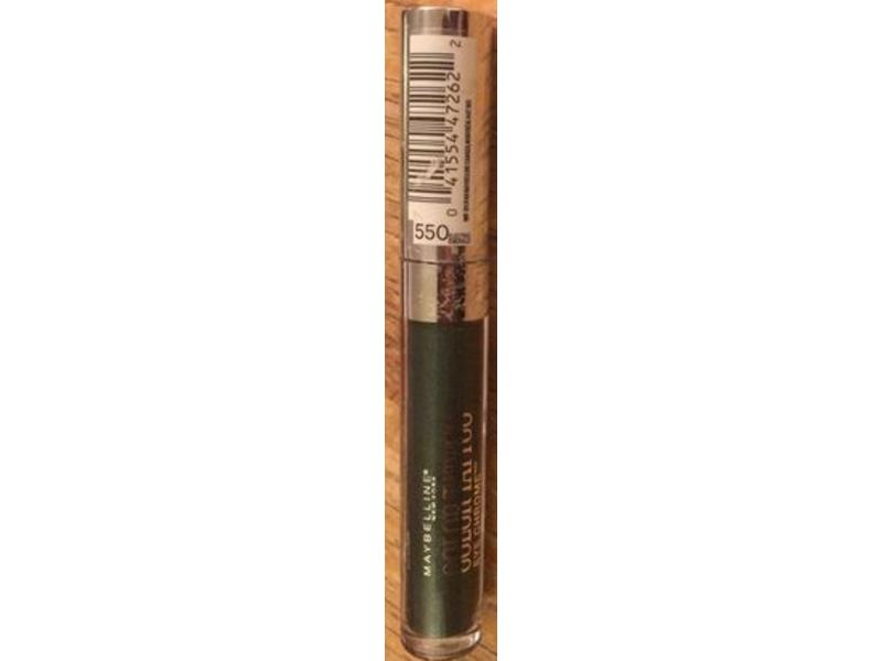 Maybelline New York Color Tattoo Eye Chrome Shadow, Electric Emerald, 0.11 fl oz