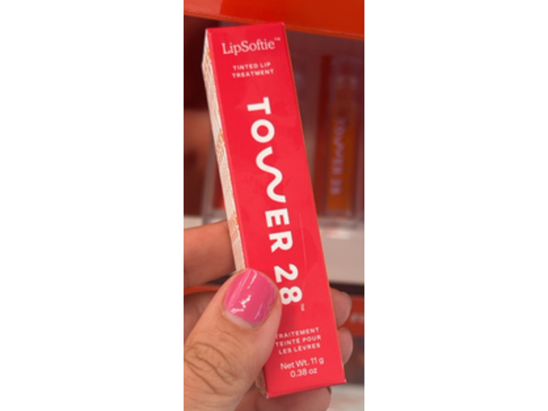 Tower 28 LipSoftie Tinted Lip Treatment, Blood orange Vanilla, 0.38 oz/11 g