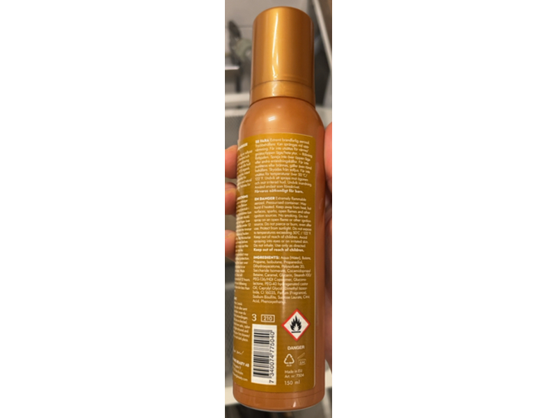Idawarg Instant Sel Tanning Mousse, Tropical Scent, Medium Dark, 150 mL