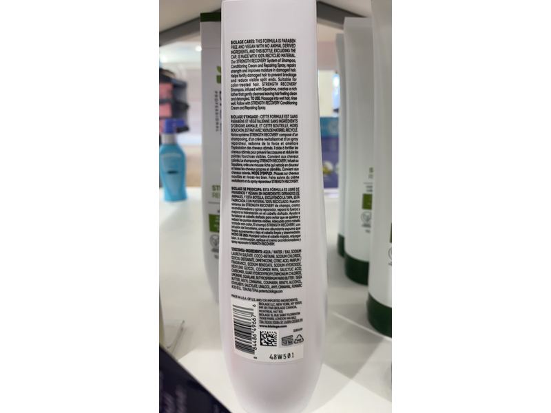 Biolage Strength Recovery Shampoo, 13.5 fl oz (400 mL)