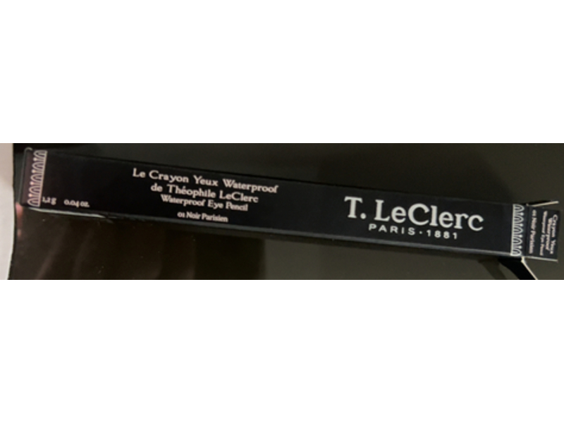 T.LeClerc Waterproof Eye Pencil, 01 Parisian Black, 0.04 g/1.2 g