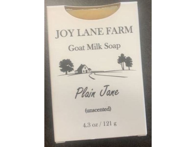Joy Lane Farm Plain Jane Goat Milk Soap, 4.3 oz/121 g