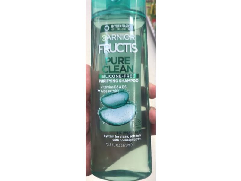 Garnier Fructis Purifying Shampoo, Pure Clean, 12.5 fl oz/370 mL
