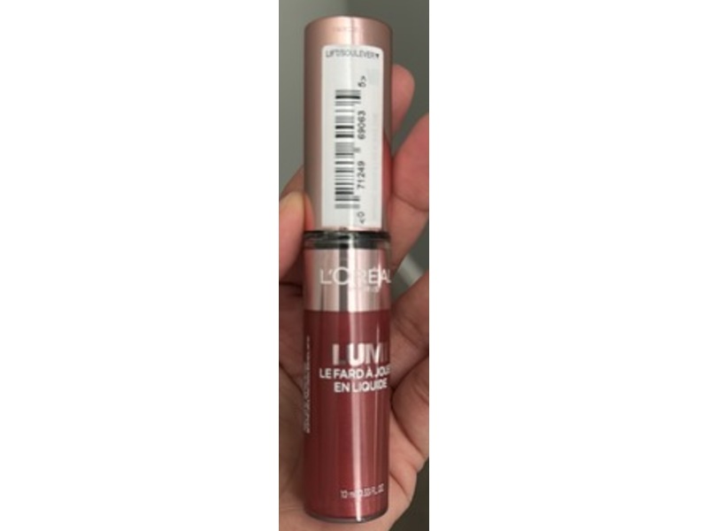 L'Oreal Paris True Match Lumi Le Liquid Blush, 635 Glowy Worth It Medium, 0.33 fl oz/10 mL