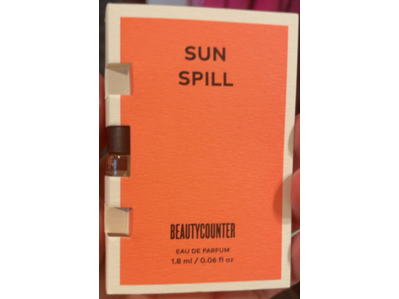 Beautycounter, Sun Spill Eau De Parfum, 0.06 fl oz/1.8 mL