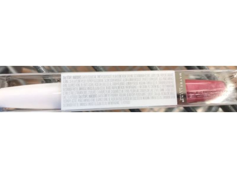 Maybelline New York Super Stay 24 2-Step Liquid Lipstick, 105 Blush On 105, 0.063 oz/1.8 g