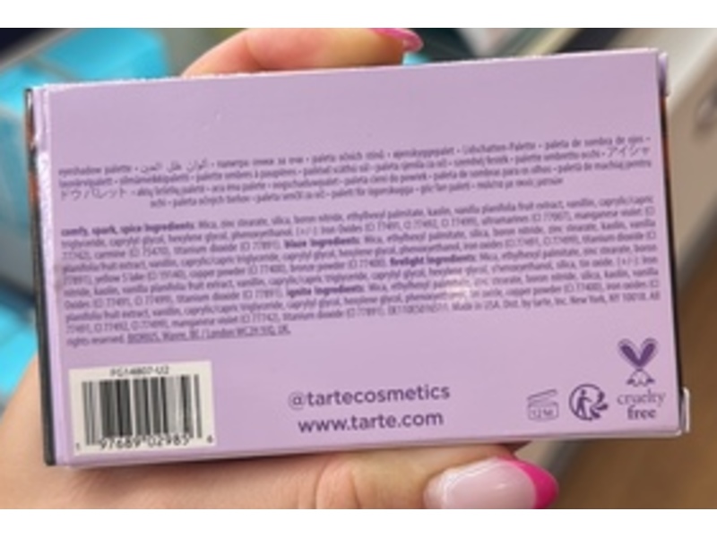 Tarte Tartelette Toasted Mini Amazonian Clay Palette, 0.0342 oz/0.97 g