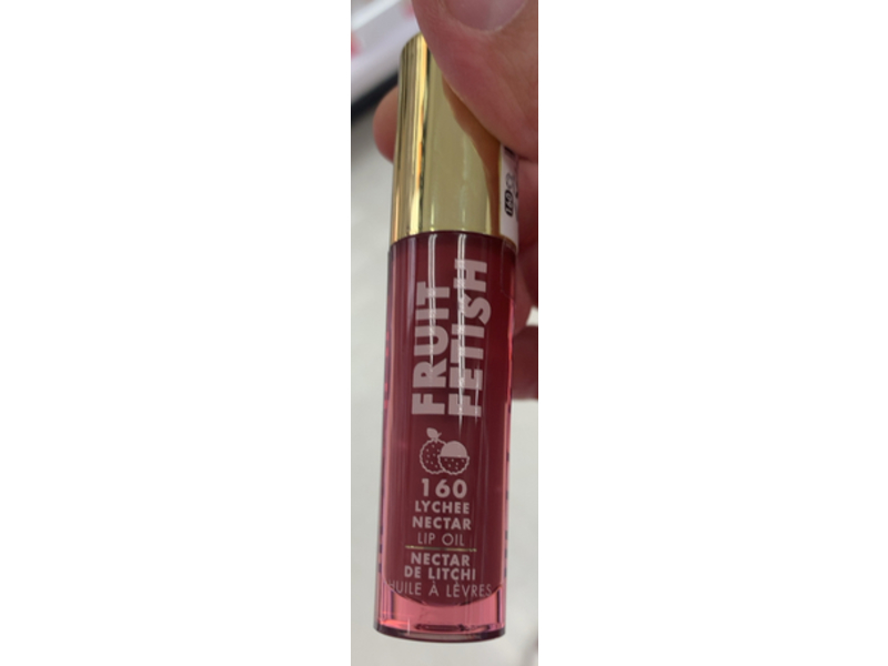 Milani Fruit Fetish Lip Oil, 160 Lychee Nectar, 0.135 fl oz/4 mL