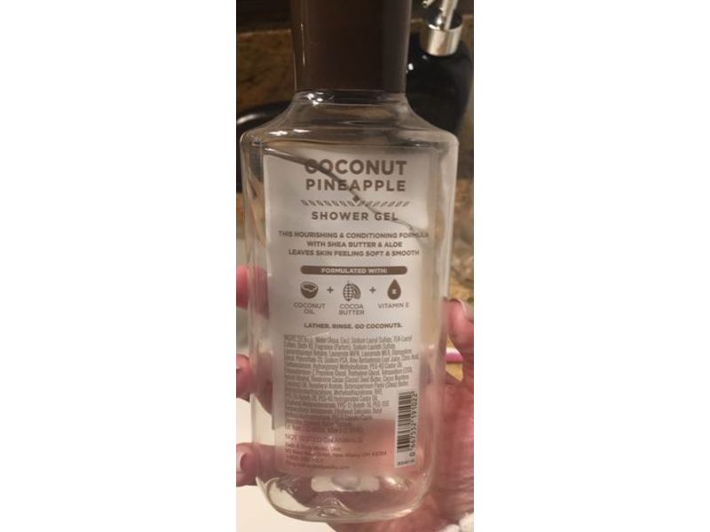 Bath & Body Works Shea & Vitamin E Shower Gel, Coconut Pineapple, 10 fl oz/295 mL