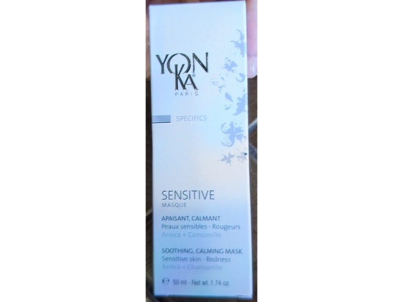 Yonka Sensitive Soothing, Calming Mask, Arnica + Chamomile, 1.74 fl oz/50 mL