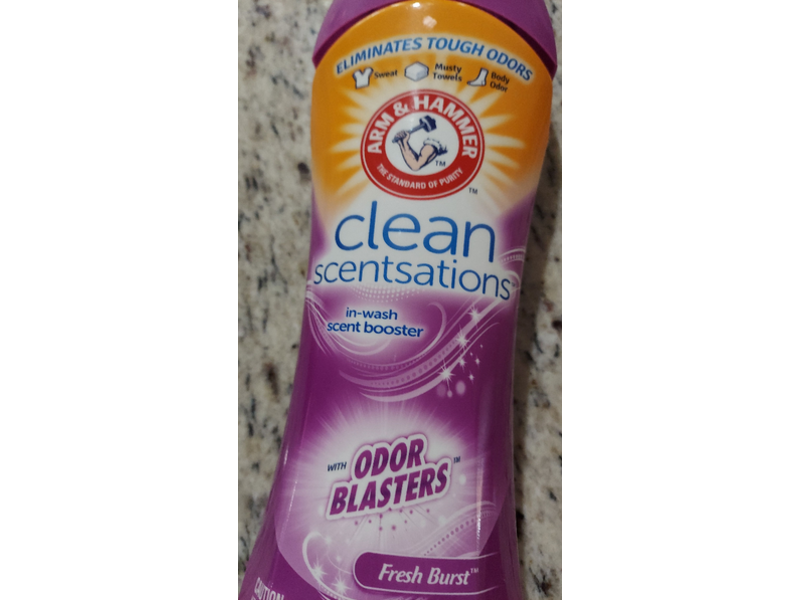 Arm & Hammer Clean Scentsations In-Wash Scent Booster, Fresh Burst, 15 oz/425 g