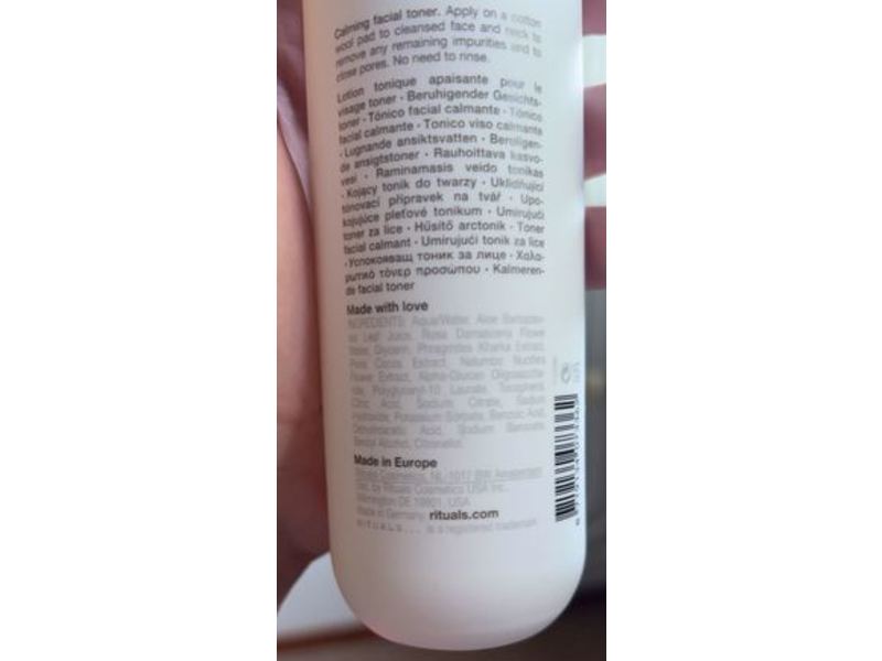 Rituals Clarifying Facial Toner, Holy Lotus & Aloe Vera, 8.4 fl oz/250 mL