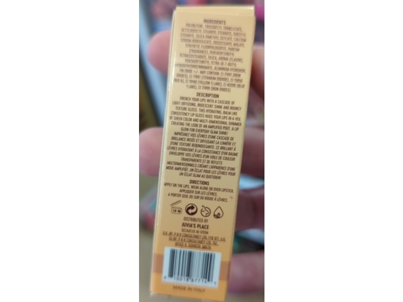 Juvia's Place Nubian Earth Lip Reflective Gloss, Oasis, 0.12 fl oz/3.8 mL