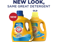 Arm & Hammer Plus OxiClean Liquid Laundry Detergent, Fresh Scent, 77 Loads, 100.5 fl oz/2.97 L - thumbnail 3