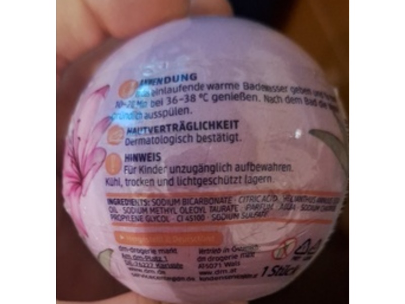 dm Balea Bath Bomb, Positive Mind, 170 g